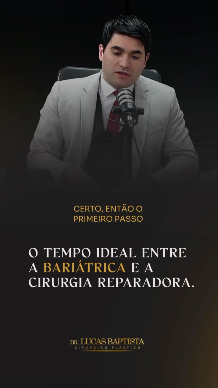 Quanto tempo esperar entre a bariátrica e cirurgia plástica reparadora? 

Quer entender como planejar essa transição com total segurança? Estive no PodCast Agitta Saúde com o Dr. Paulo Moschetta e expliquei detalhes sobre esta dúvida.

#posbariatrica #cirurgiaplastica #cirurgiareparadora #bariatrica #emagrecimento contornocorporal