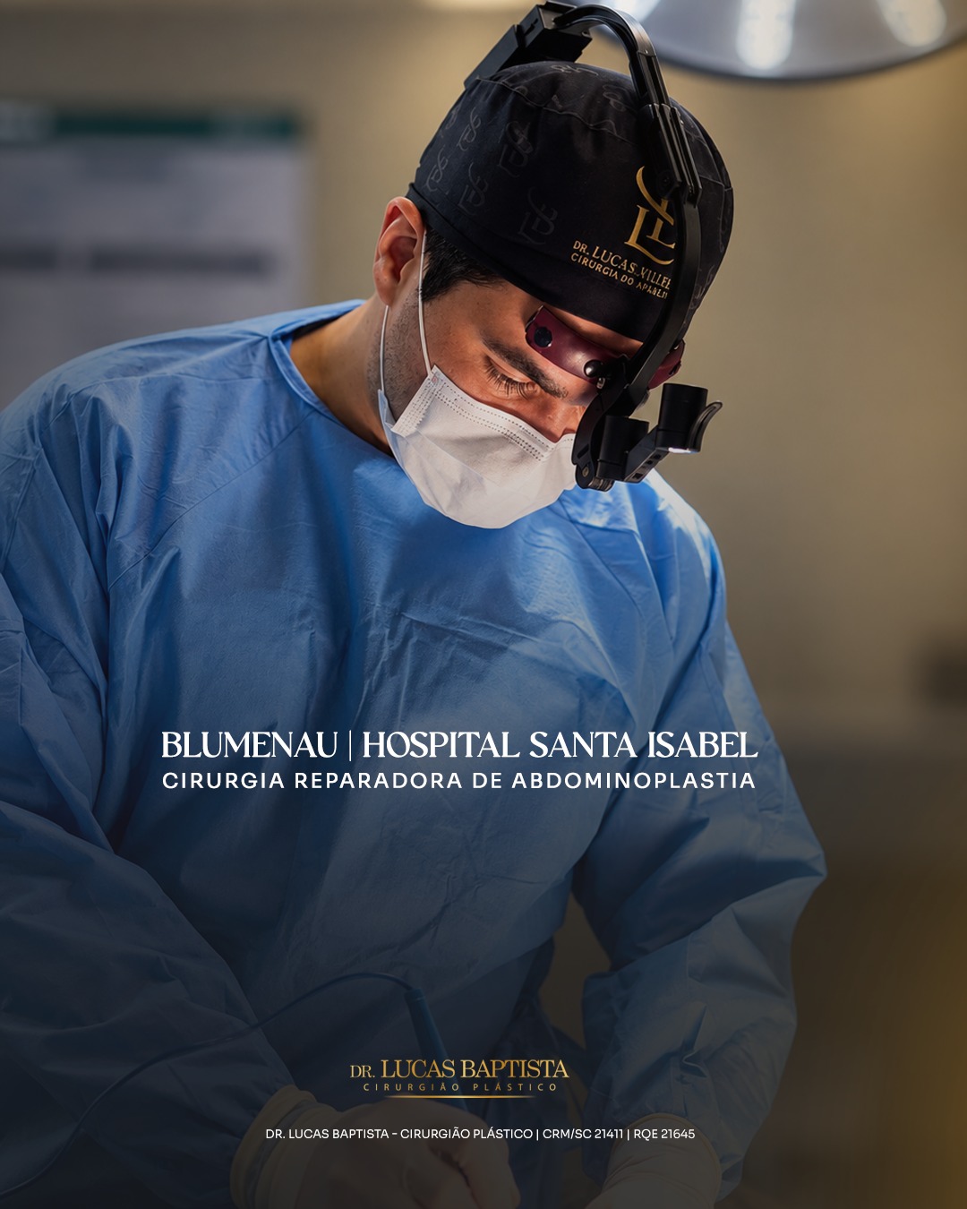 Realizamos cirurgias no Hospital Santa Isabel em Blumenau, e uma das cirurgias mais procuradas é a cirurgia reparadora relacionada à abdominoplastia, além de prótese de mama e mamoplastia.

Sobre a cirurgia reparadora relacionada à abdominoplastia:
Esse tipo de procedimento pode ser indicado para tratar alterações na região abdominal após uma abdominoplastia anterior, como irregularidades de contorno, excesso de pele ou questões relacionadas à cicatriz. A indicação e a técnica são definidas individualmente, conforme avaliação médica.

A realização do procedimento reforça a importância do planejamento cirúrgico e do acompanhamento especializado em cada etapa do cuidado.

Dr. Lucas Baptista - Cirurgião Plástico | CRM/SC 21411 | RQE 21645
 
—————————
Os resultados são individuais, portanto não podem ser replicados ou garantidos.
Qualquer cirurgia ou procedimento apresenta riscos. Tenha ciência dos riscos e da sua responsabilidade como paciente.
—————————